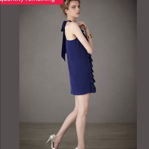 BLHDN Anthropologie Silk Racerback Mini Dress - Picture 2 of 12